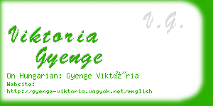 viktoria gyenge business card